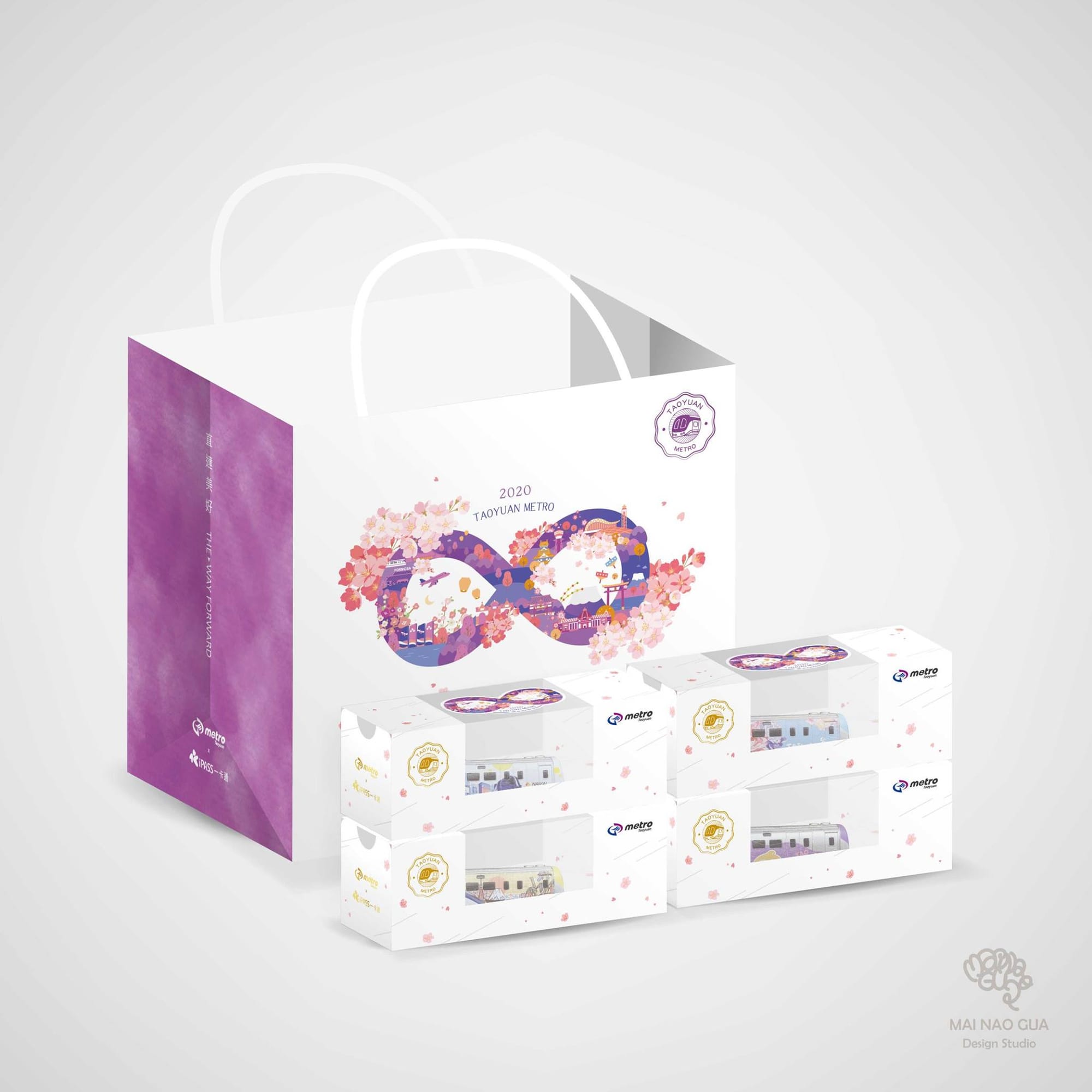 包裝設計（以桃捷禮盒為例）