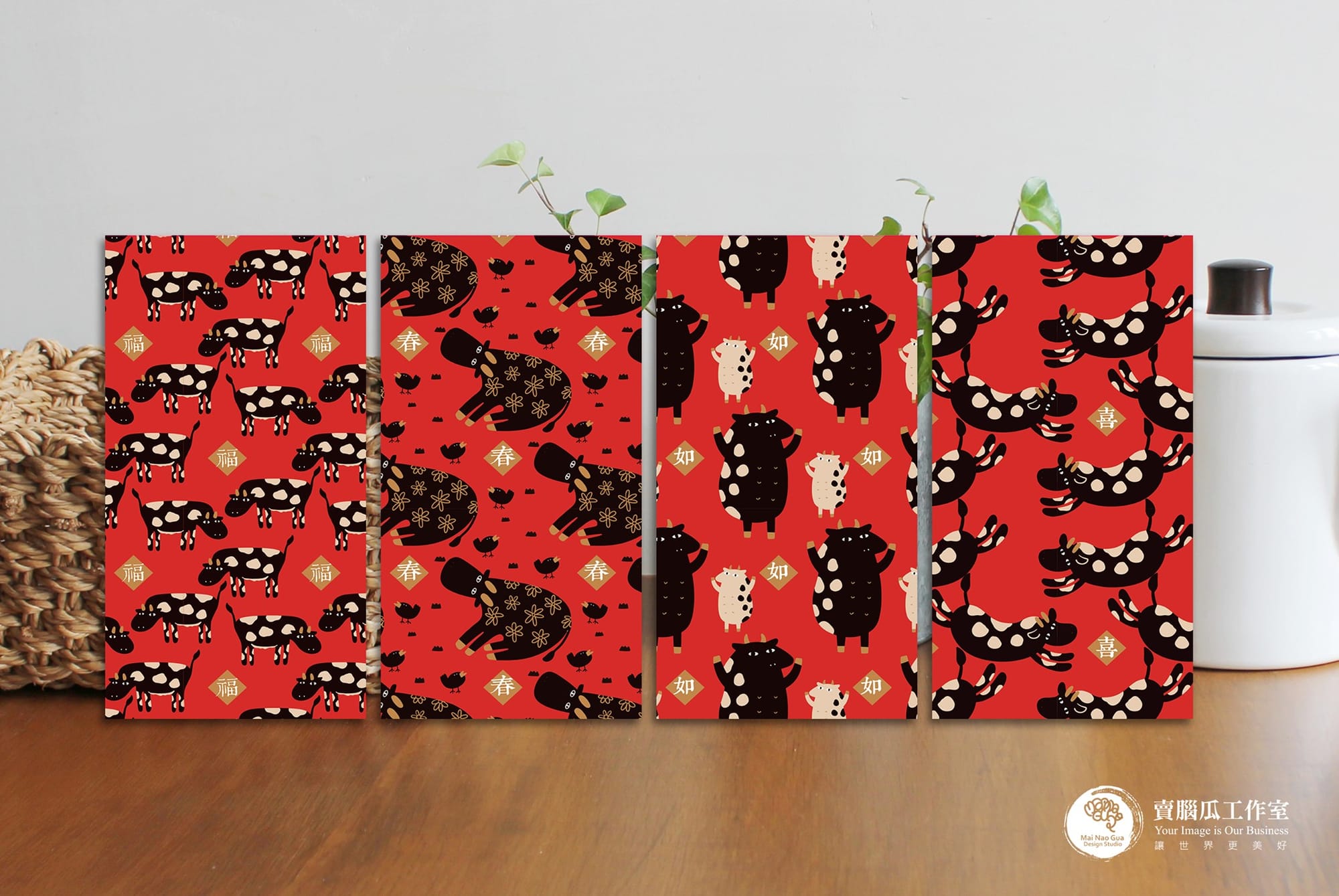 賀卡福袋(以桃捷、台中市政府、桃園客家青年會、賣腦瓜周邊為例)