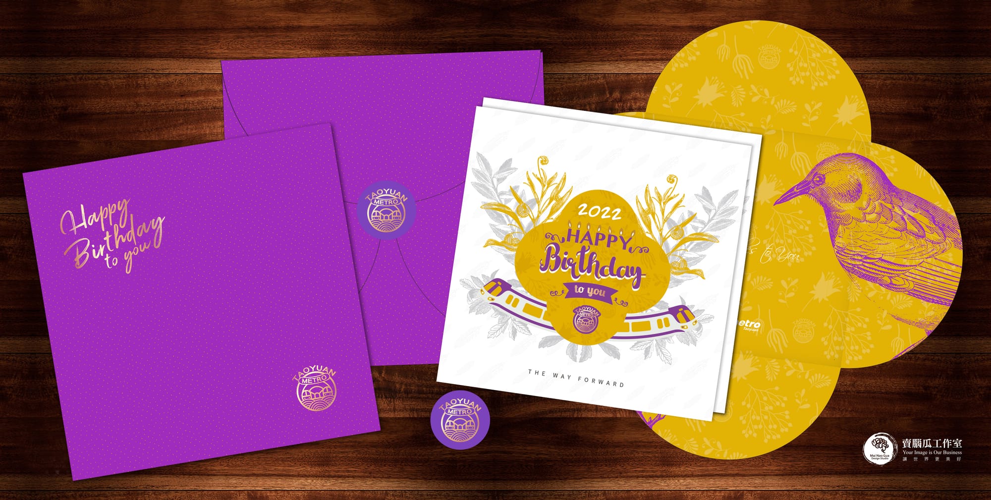 桃園捷運生日賀卡