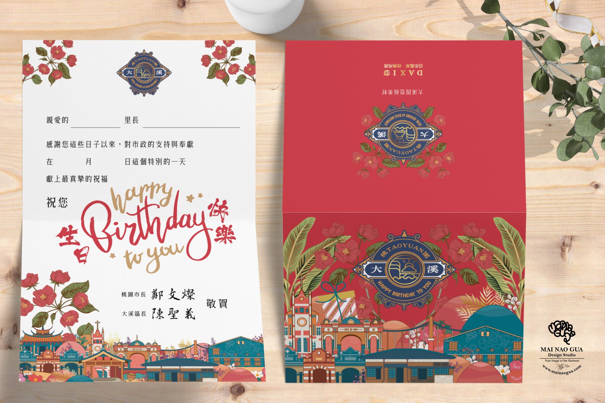 桃園捷運生日賀卡