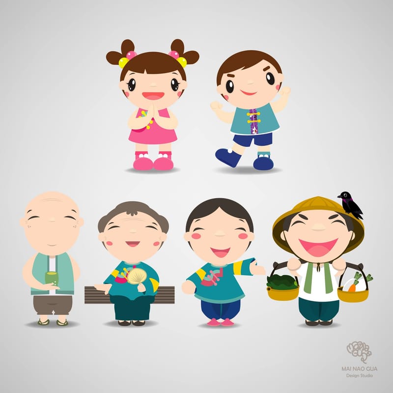 吉祥物設計(以阿桃園哥、北水小酷、捷寶、客家、港務局波塔為例)