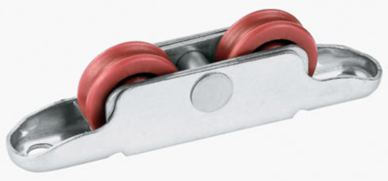 Double wheel ball bearing nylon roller SR 26-12