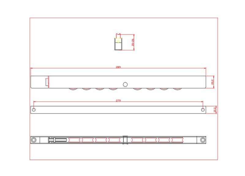 SS body eight wheel heavy duty door roller SR 31