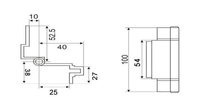 Concealed Window Hinge BH 17