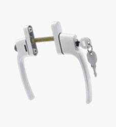 Both side handle (one side key one side knob for window sash)HD 41B