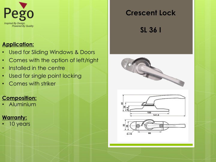 Crescent Lock SL 36I
