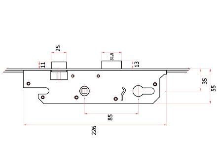Casement door espage CDG