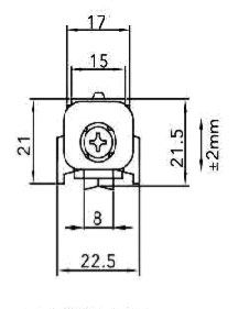 Sliding Double Wheel Adjustable Door Roller SR 01BB