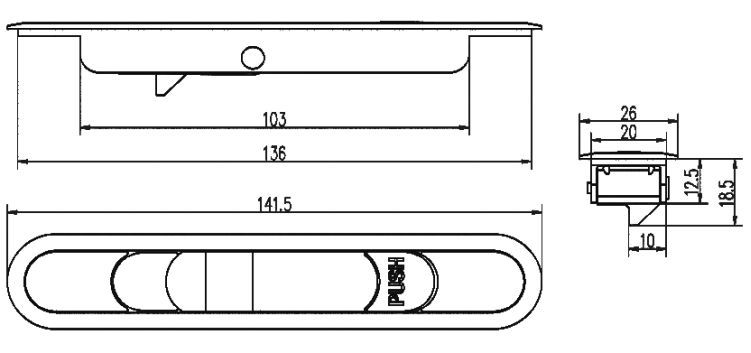 Sliding Touch Lock SL 42