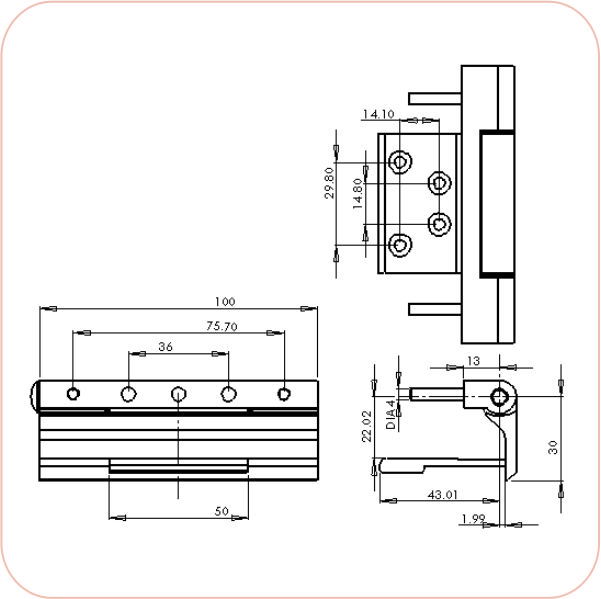 Window Hinge BH 19