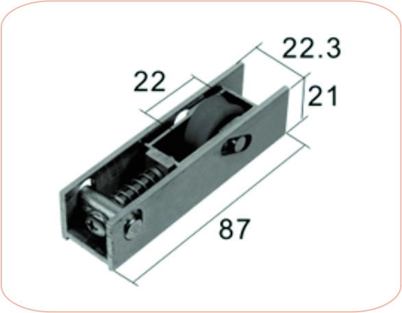 Sliding Single Wheel Adjustable Roller SR 45