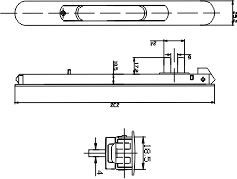Concealed Door Handle SL 14F