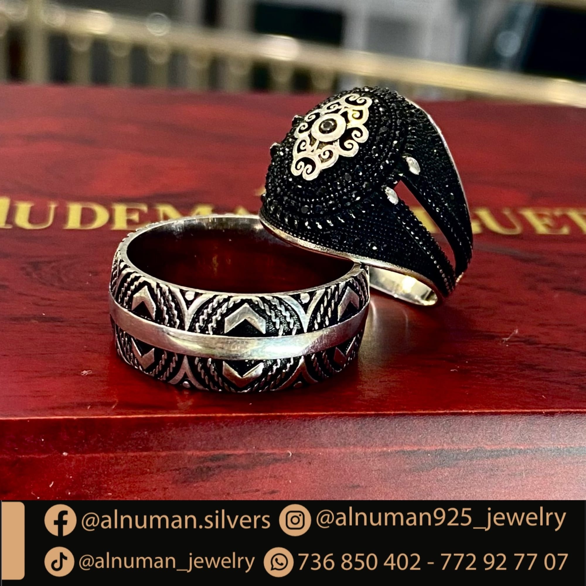 خاتم دبلة فضة رجالي صور هدايا هدية اليمن صنعاء