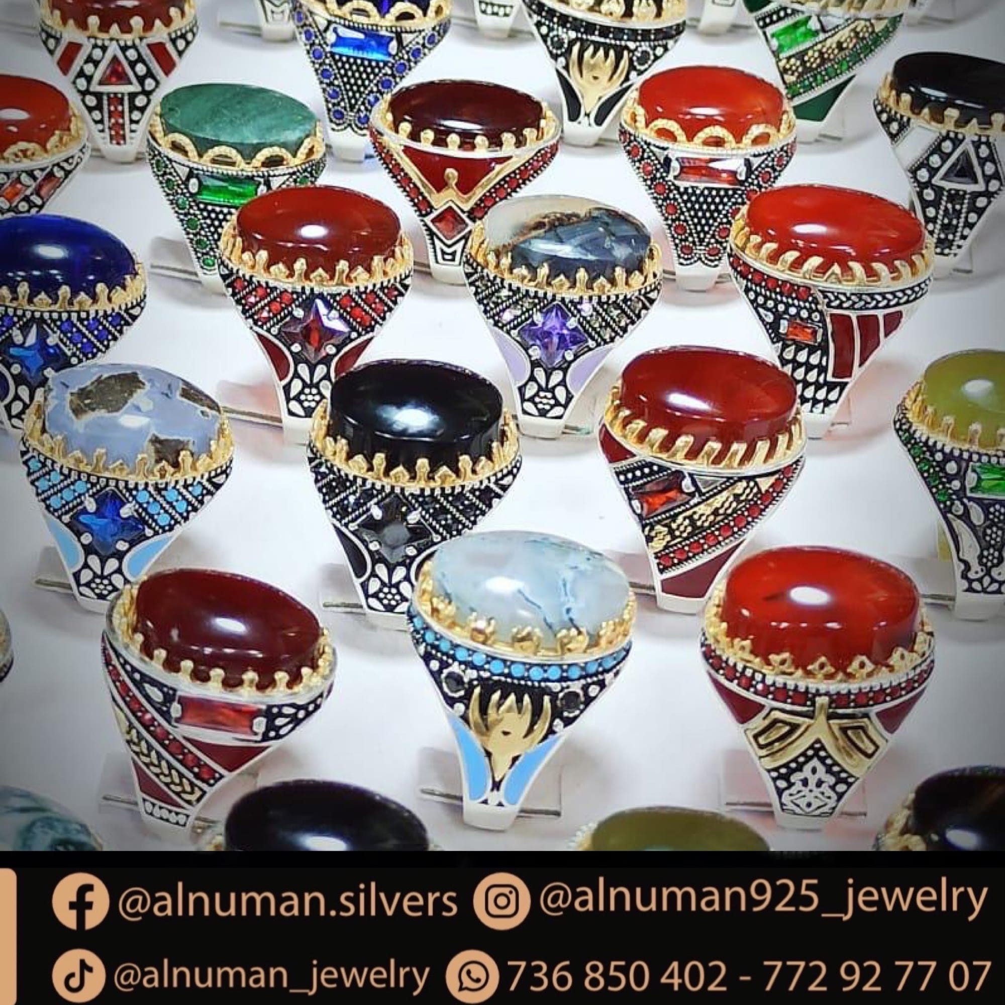 خاتم خواتم فضة رجالي صور موديلات اليمن صنعاء 2023 العقيق اليماني عقيق