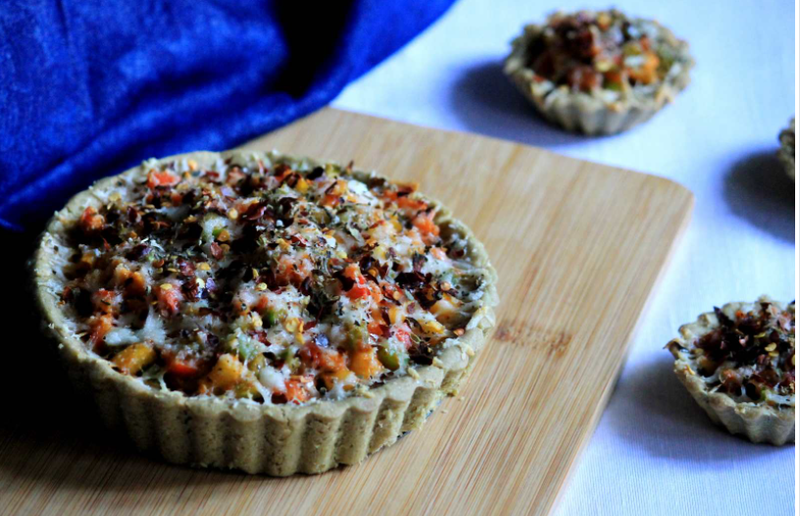 Pearl Millet Tart (Veggie)