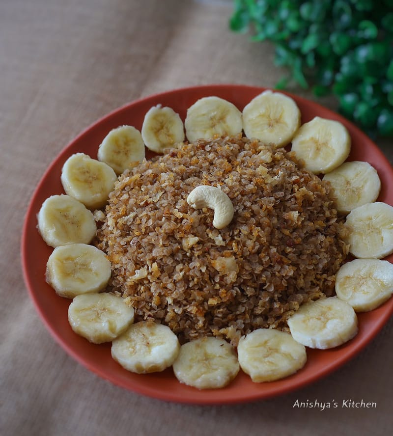 Kodo millet flakes sweet aval | Millet poha sweet recipe