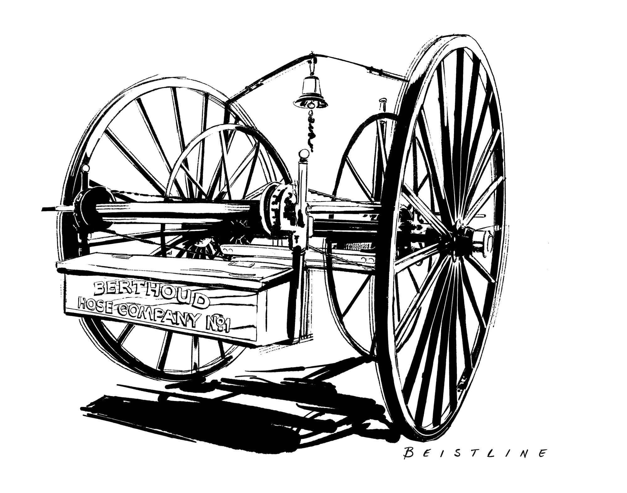 Berthoud Hose Company #1 & the Hose Cart