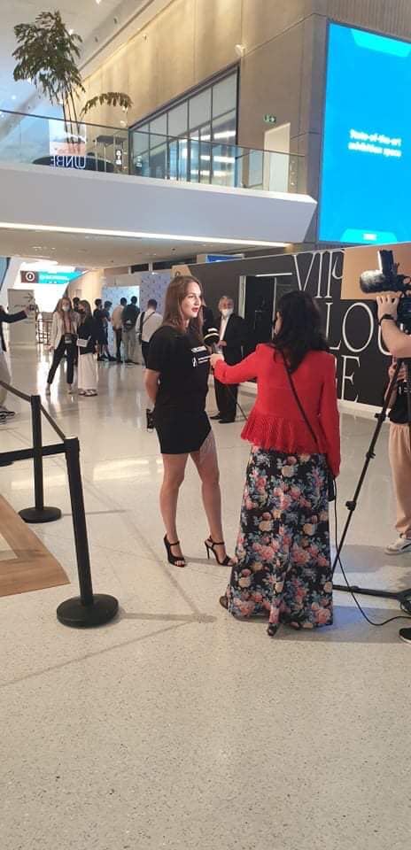 นายสหพล นาควานิช นายกสมาคมกีฬาหมากรุกสากลแห่งประเทศไทย เข้าร่วมชมงานแข่งขันชิงแชมป์โลก 2021 ที่ดูไบ