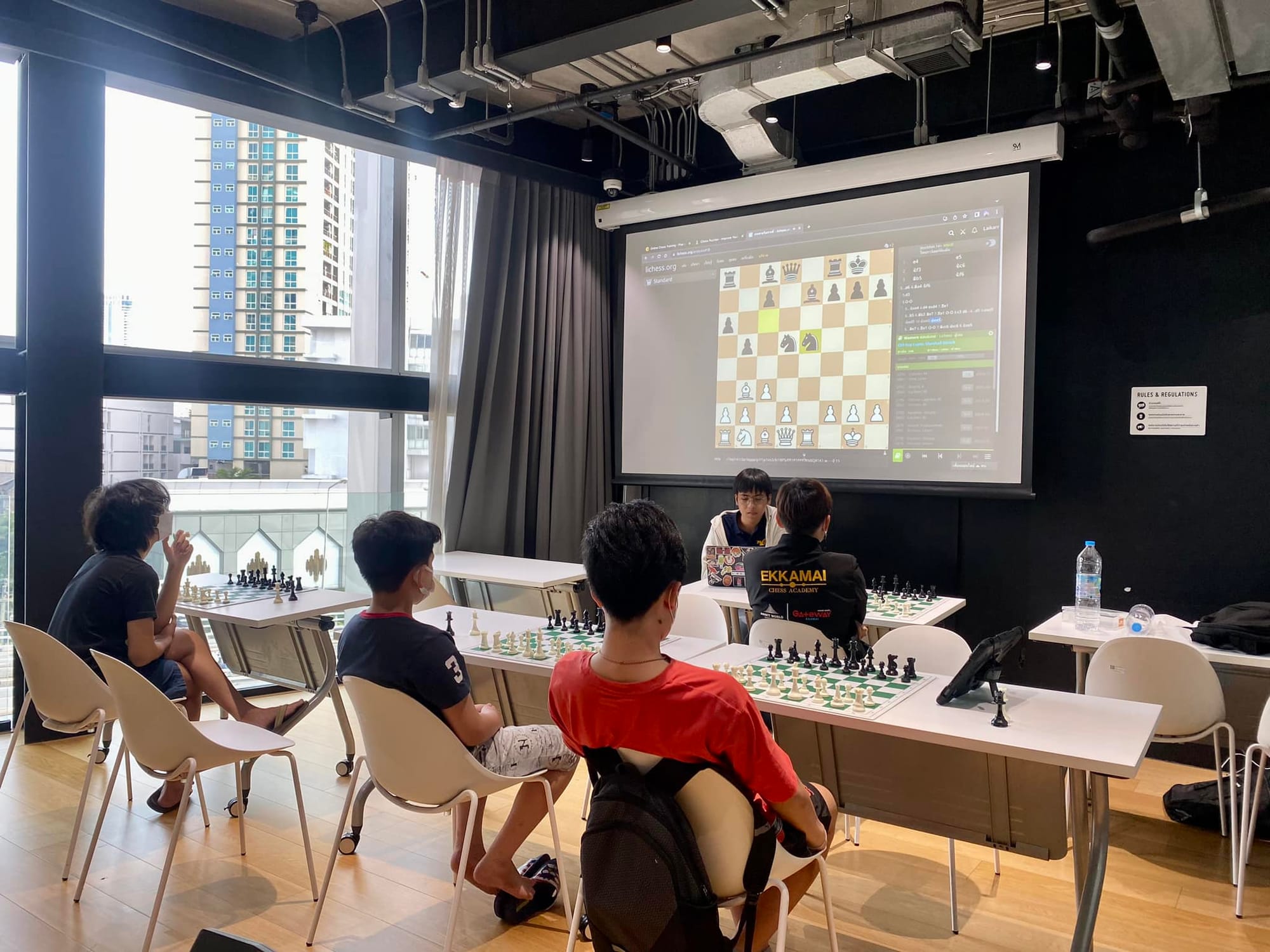 Chess Classes and free playing area