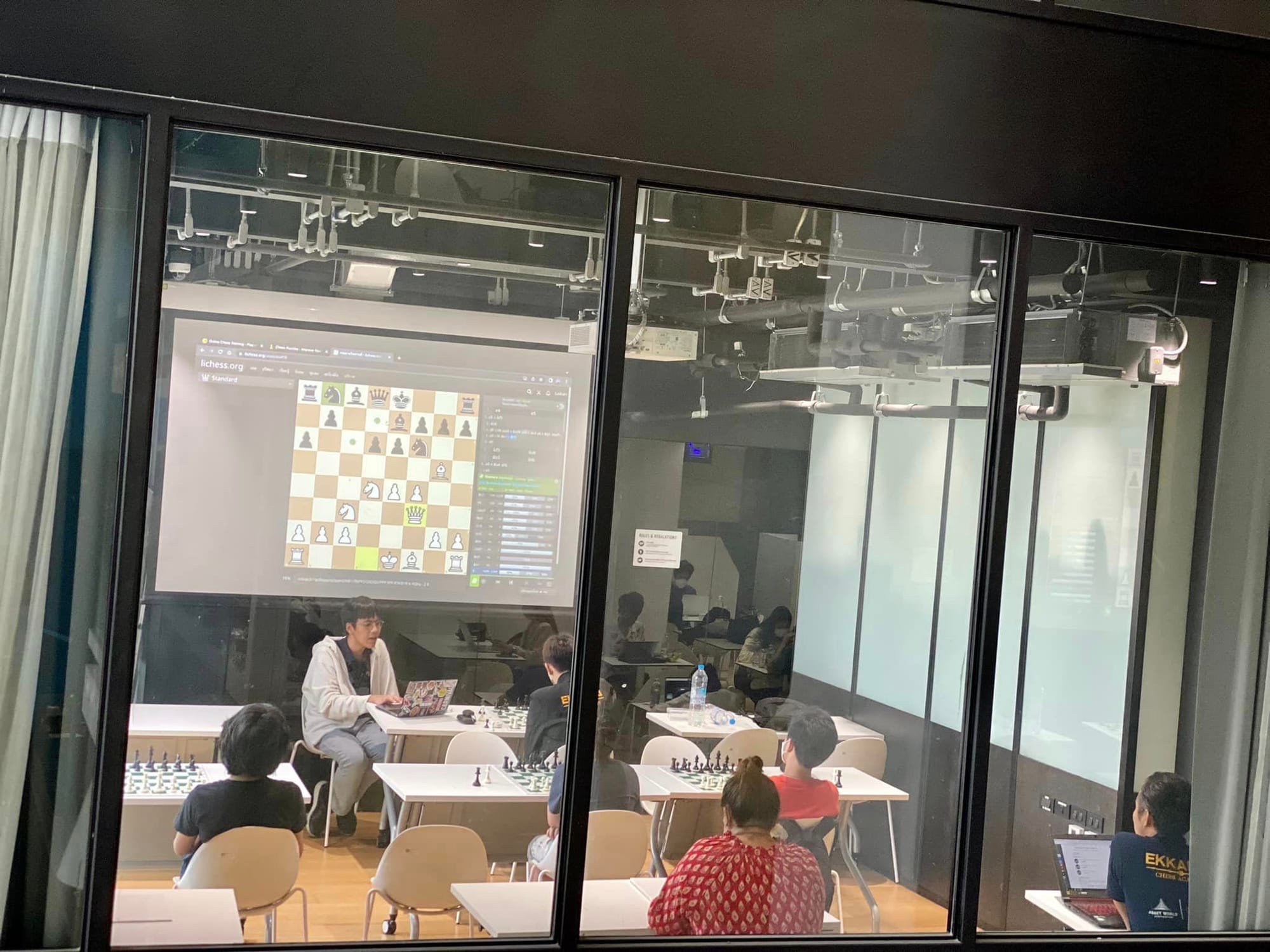 Chess Classes and free playing area