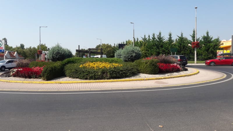 Balatonfüred, 71-es út körforgalom