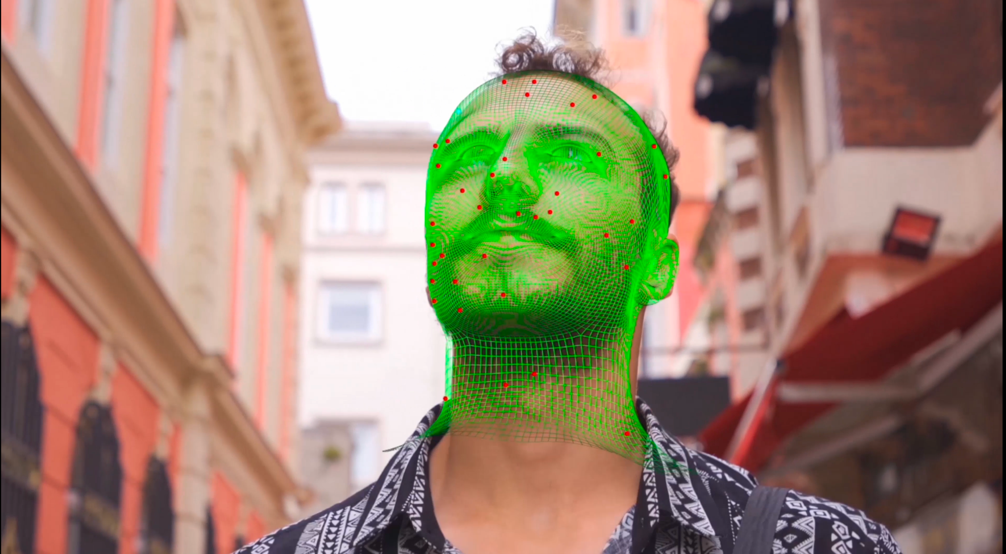 Face tracking & Rendering - Blender