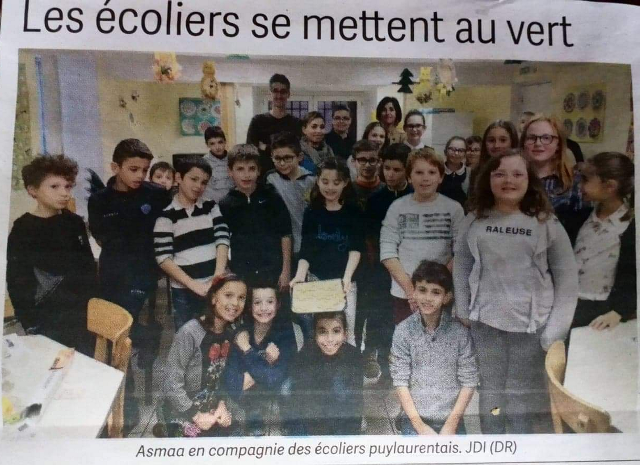 Les écoliers se mettent au vert