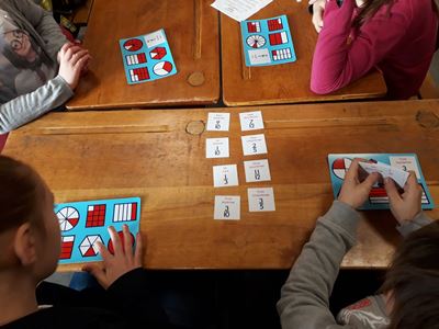 Les fractions dans la classe Matisse