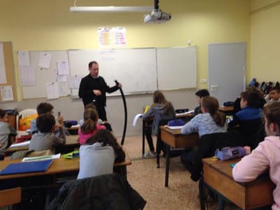 Intervention sur le métier de poseur de lignes électriques