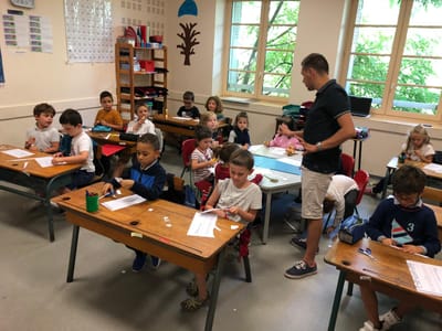 Création de la maquette de notre classe.