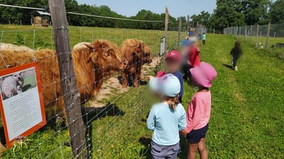 Sortie à la ferme de la compagnie du Carrelet.