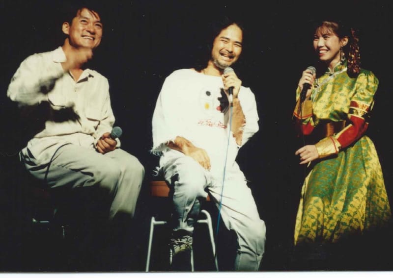 With 喜納昌吉 & 周華健  と