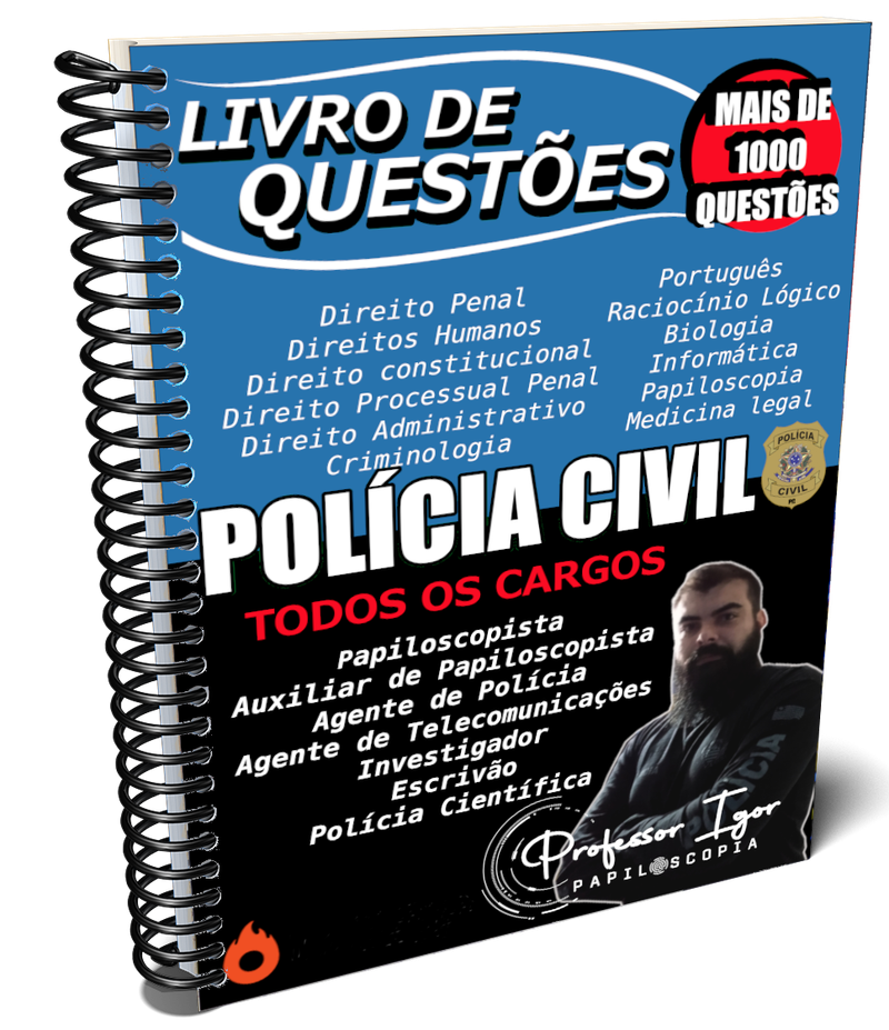 APOSTILA DE QUESTÕES POLÍCIA CIVIL