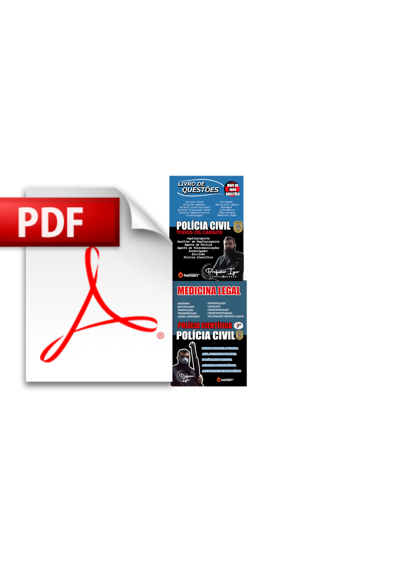 (COMBO 3.0) APOSTILA MEDICINA LEGAL E LIVRO DE QUESTÕES