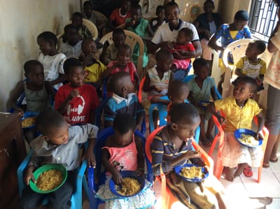 feeding the hungry. image