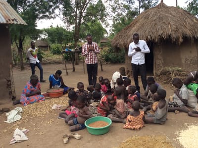 feeding the hungry. image