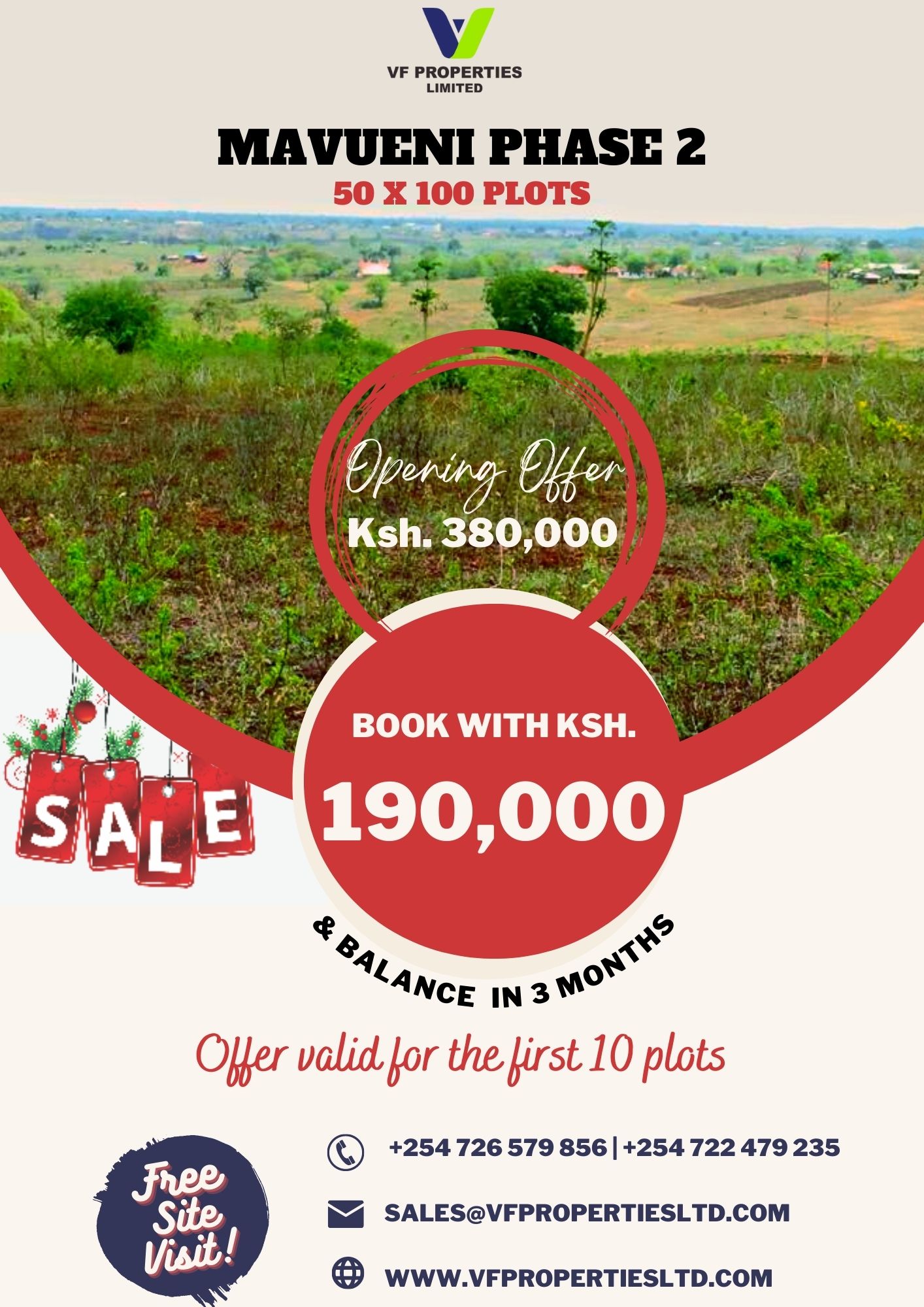 Mavueni Phase 2 - Book with Ksh. 190K