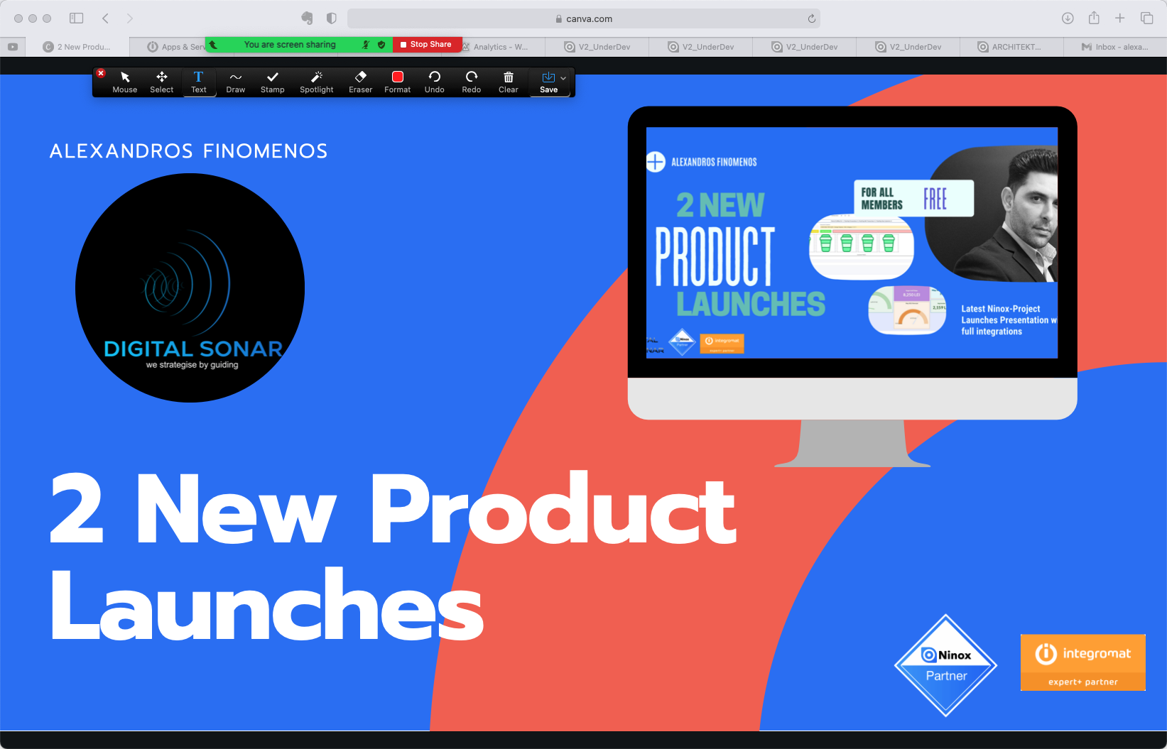 Ninox Webinar - 2 Last products Launches by Digital Sonar