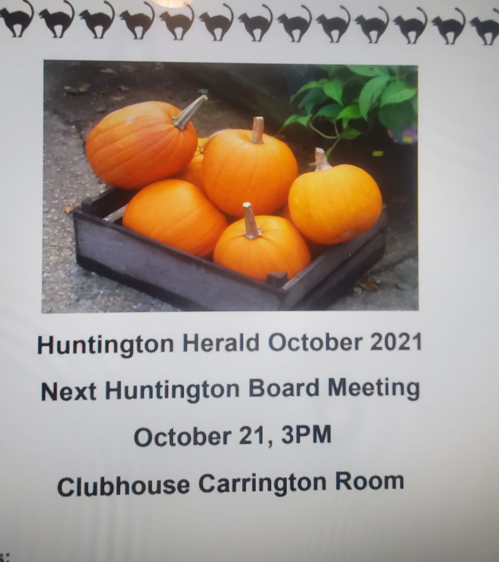 HUNTINGTON NEWS  - OCTOBER 2021