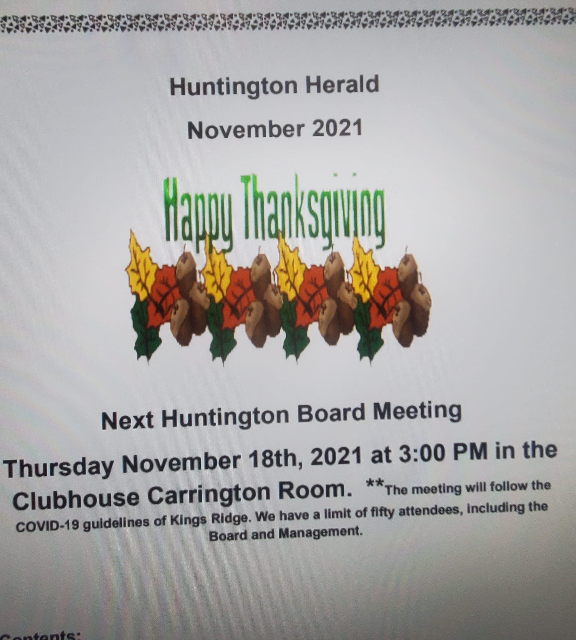 Huntington News - November 2021