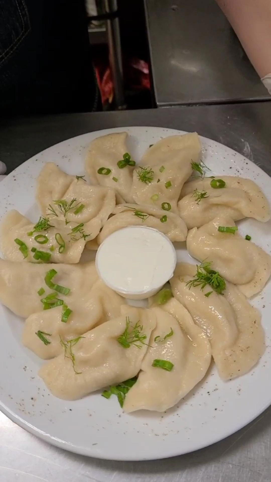 Potato dumplings (Вареники)