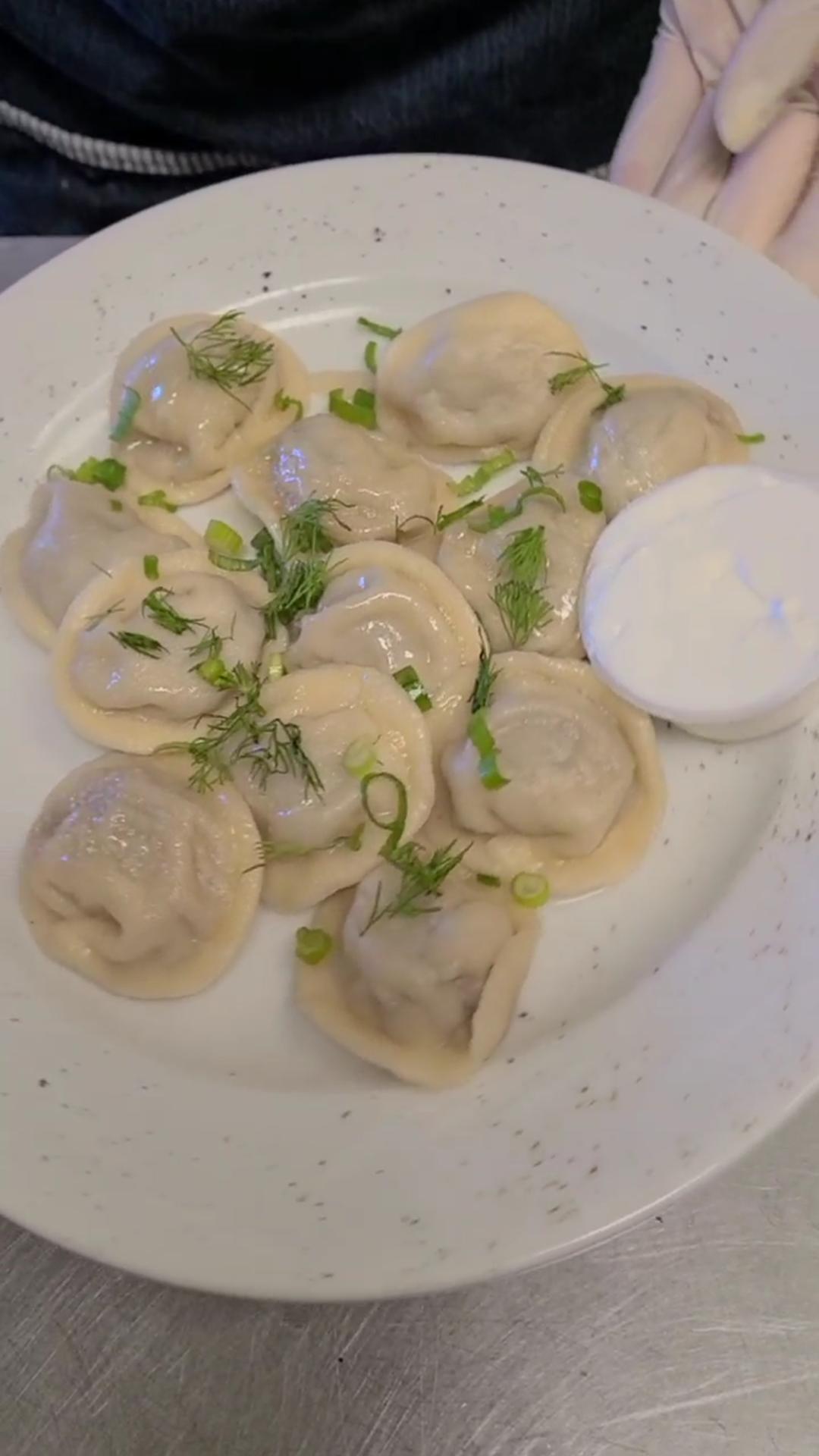 Meat dumplings (Пельмени)