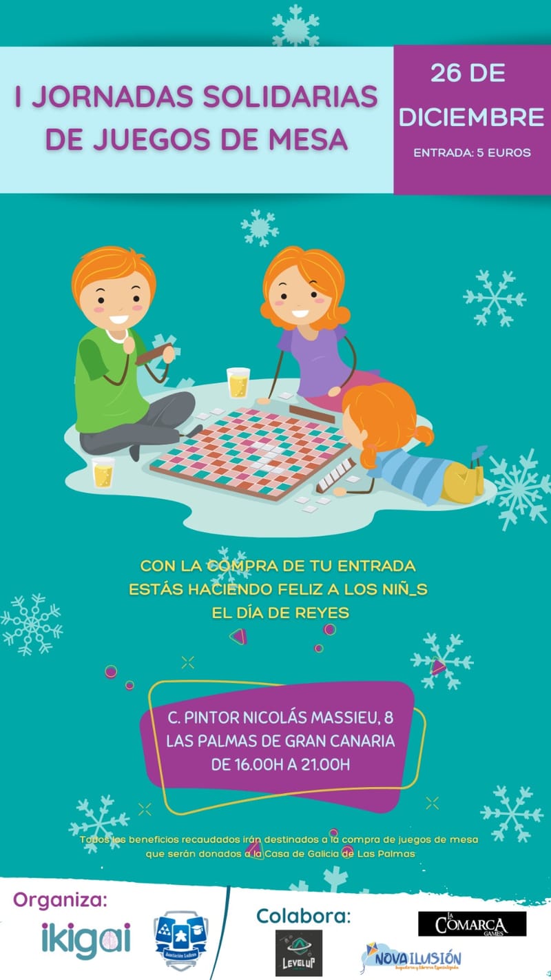I Jornadas Solidarias de Juegos de Mesa