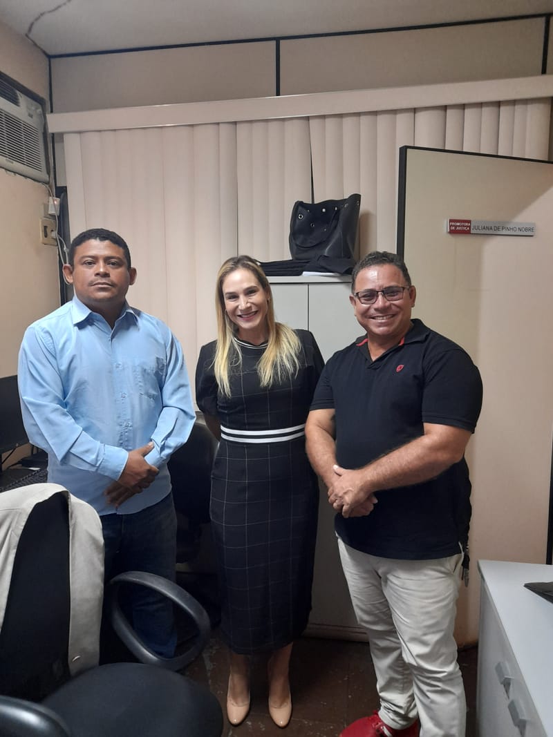 VISITA AO MINISTÉRIO PÚBLICO - ABAETETUBA-PA - PROMOTORA JULIANA DIAS FERREIRA DE PINHO NOBRE