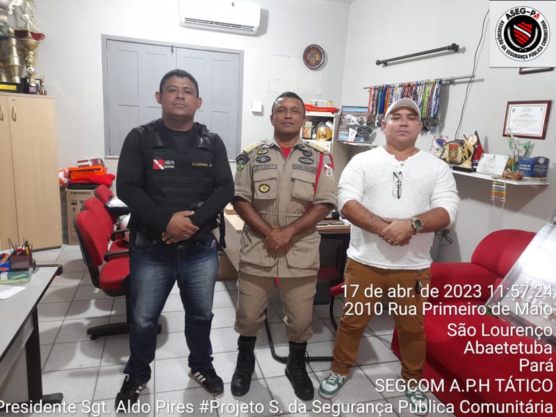 VISITA AO COMANDANTE DO 15º GRUPAMENTO BOMBEIRO  MILITAR - CORONEL LUIS CLAUDIO