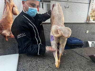 متجر اللحوم