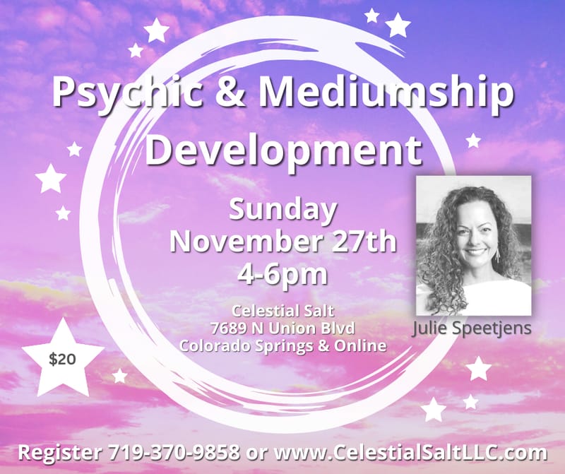 Psychic & Mediumship Development Class