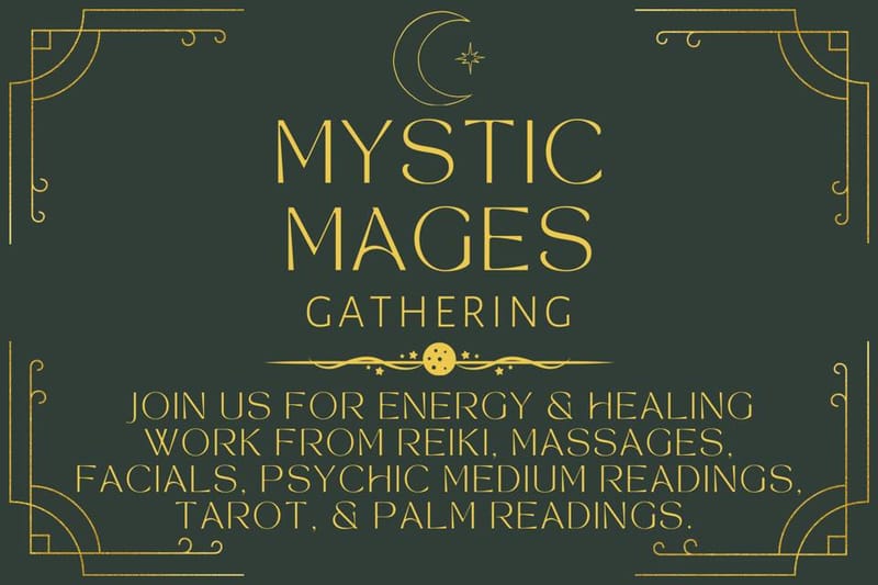Mystic Mages Gathering at The Broom Circle Holistic Healing & Tea Room