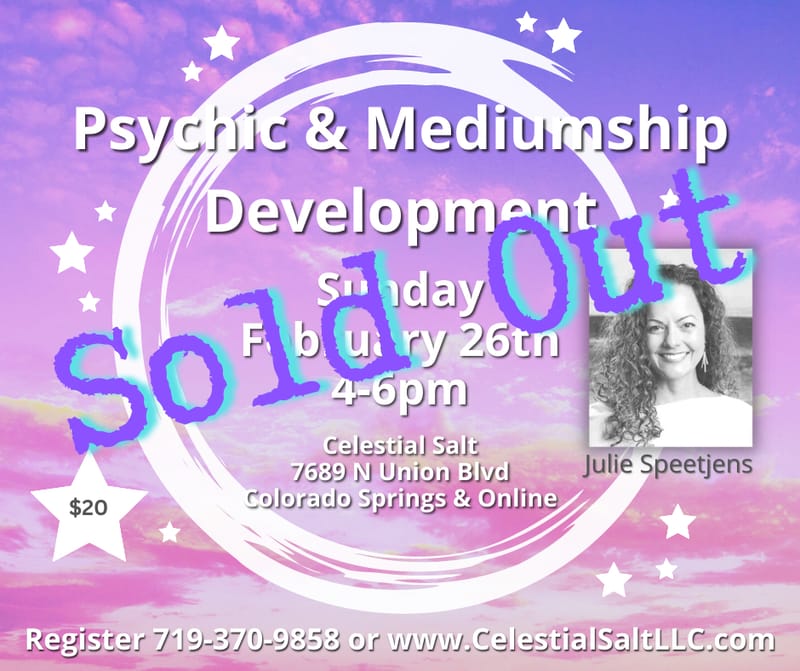 Psychic & Mediumship Development Class