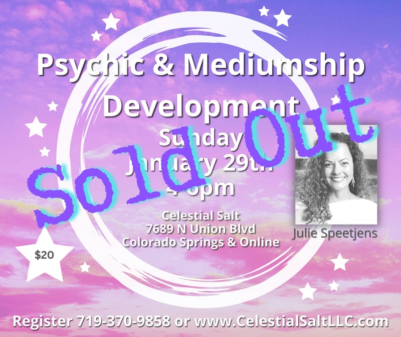 Psychic & Mediumship Development Class